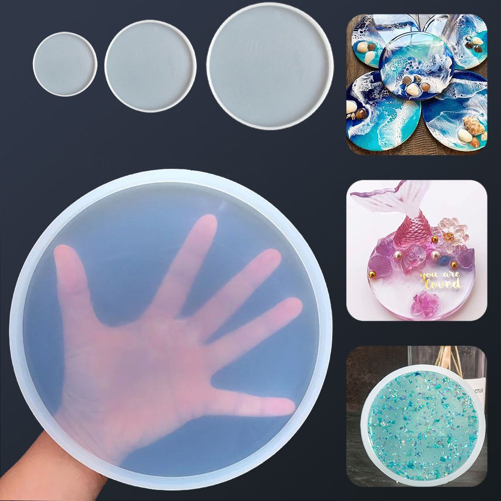 Resin Art Equipment - Przezroczysty płyn Arts okrągła podstawka formy