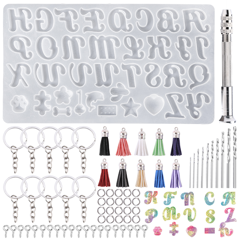 Alfabet brelok formy alfabet ż – Resin Art Alphabet recenzja i cena
