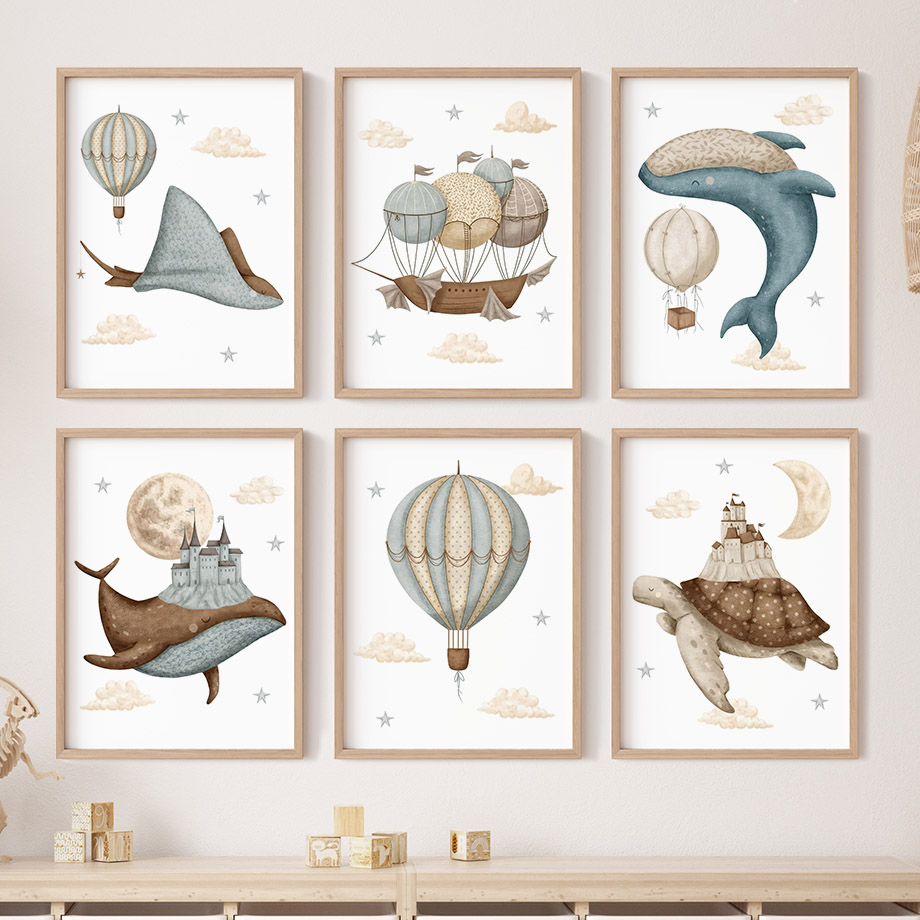 Wieloryb, żółw, zamek, balon,  – Resin Art Baby recenzja i cena
