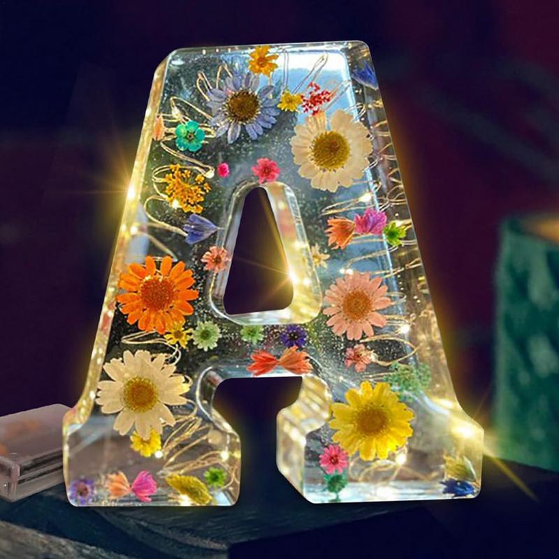 Lampka nocna lampka z pierwsza – Resin Art Alphabet recenzja i cena